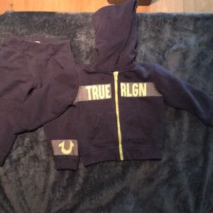 COPY - Blue and green in great condition sweatsuit